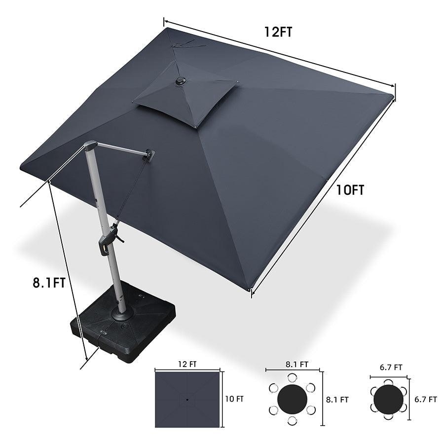 lowes garden treasures patio umbrella Flex 11' Octagon Market Pole Color:Wine red Camo BMX tires Vivi Create Umbrella Style The built