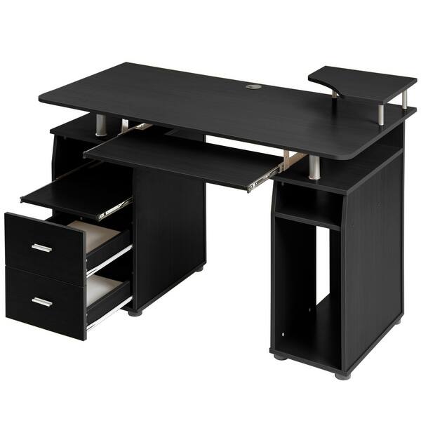 Shop Essential Home Office Computer Desk With Pull Out Keyboard