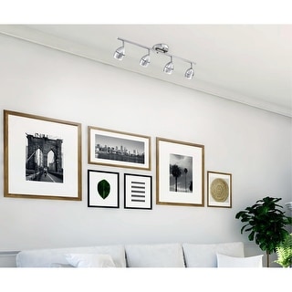 Westinghouse Lighting Borgata Four Light LED Track Light Kit, Brushed Nickel Finish - Brushed Nickel - 4-Light