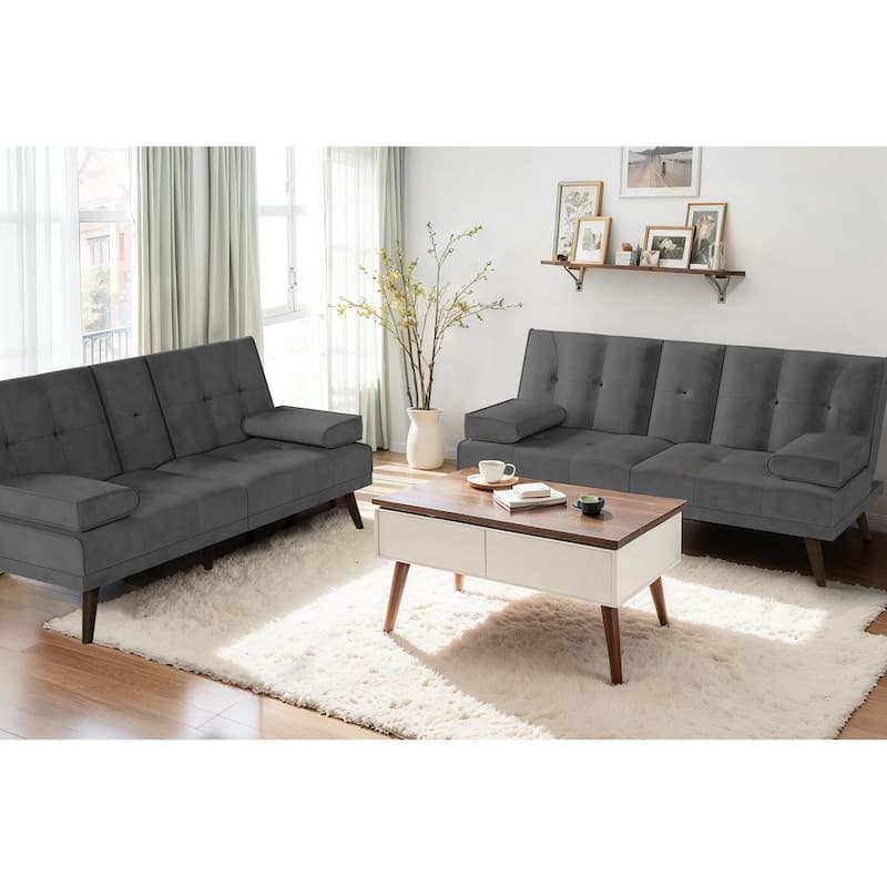 Futzca Futon Couch Sofa Bed, Small Sleeper Sofa Chair Loveseat