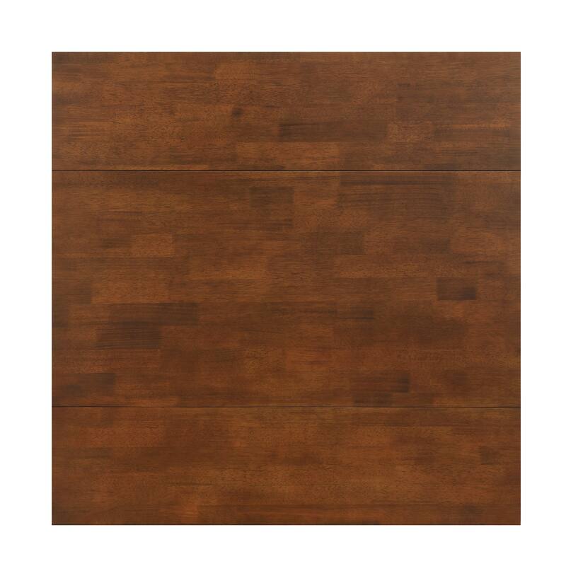 Modern 5-Piece Extendable Wood Square Dining Table Set with Two Drop Leaves