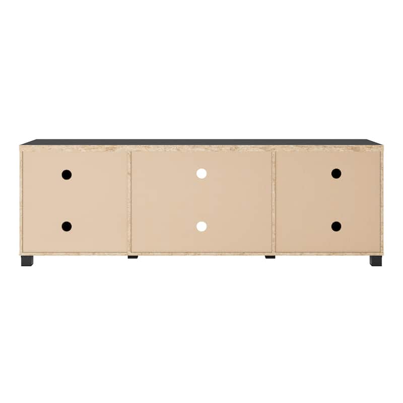 Virlomi TV Stand with Doors, TVs up to 85"