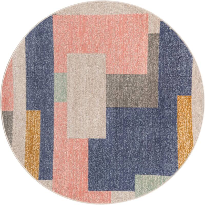 Contemporary Heloise Collection Area Rug