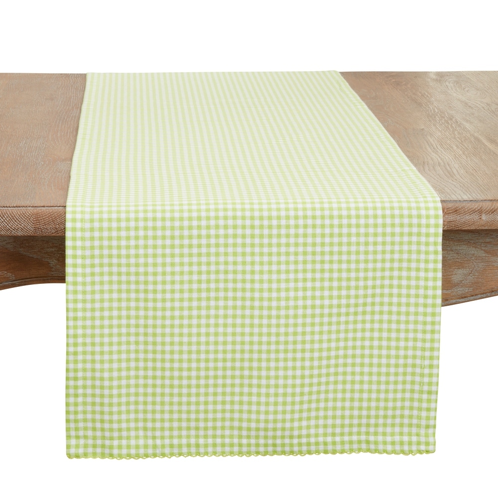 Traditional Gingham Table Runner