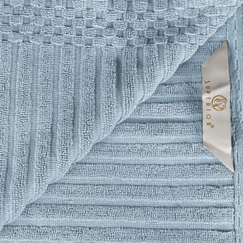 Superior Soho Ribbed Cotton Hand Towel Set of 4