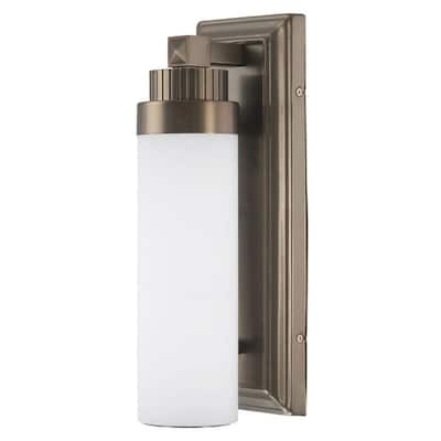 Minka Lavery 13" Tall Integrated LED Wall Sconce with Glass Shade