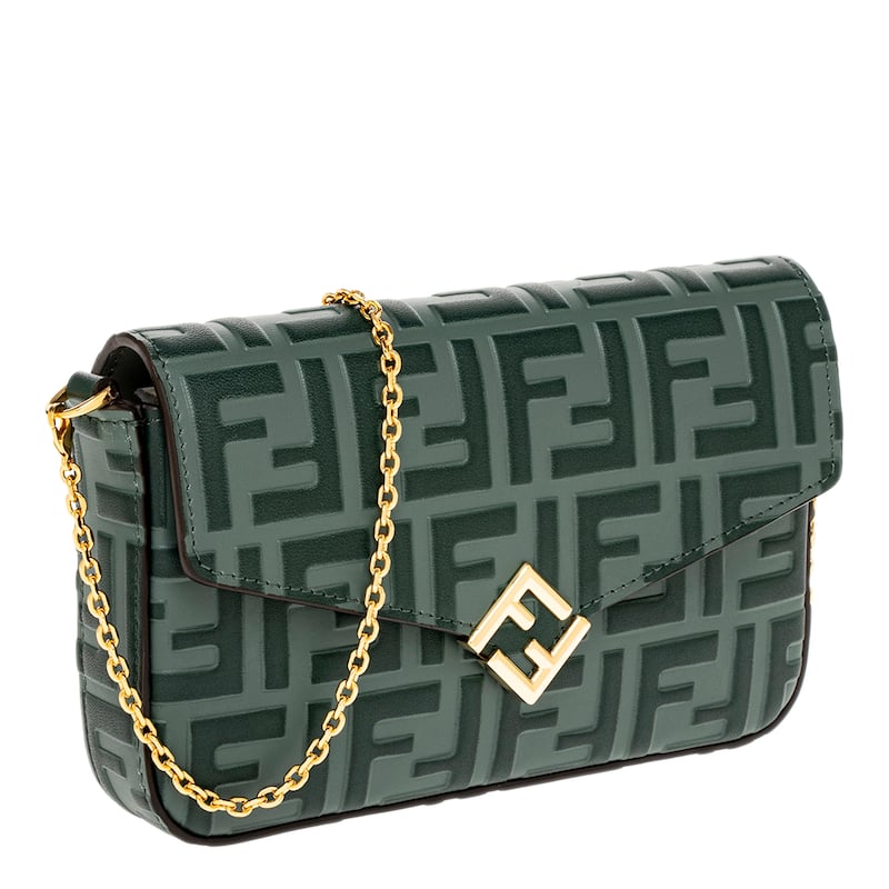 Fendi FF Diamonds Wallet on Chain