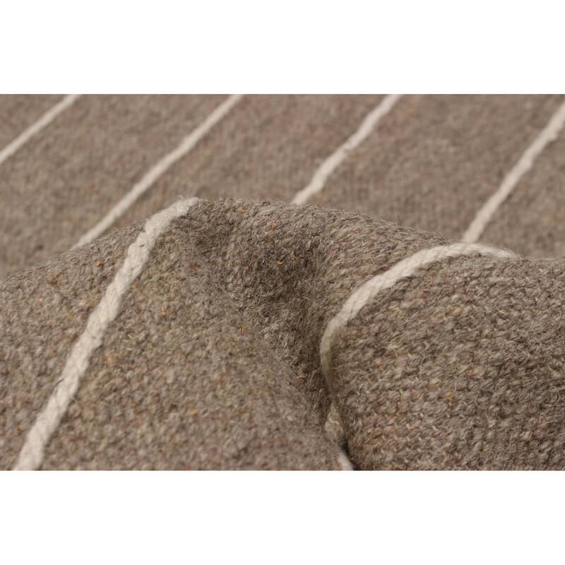 Boho Taupe Kilim 5'2" x 8'0" - 5'2 x 8'0