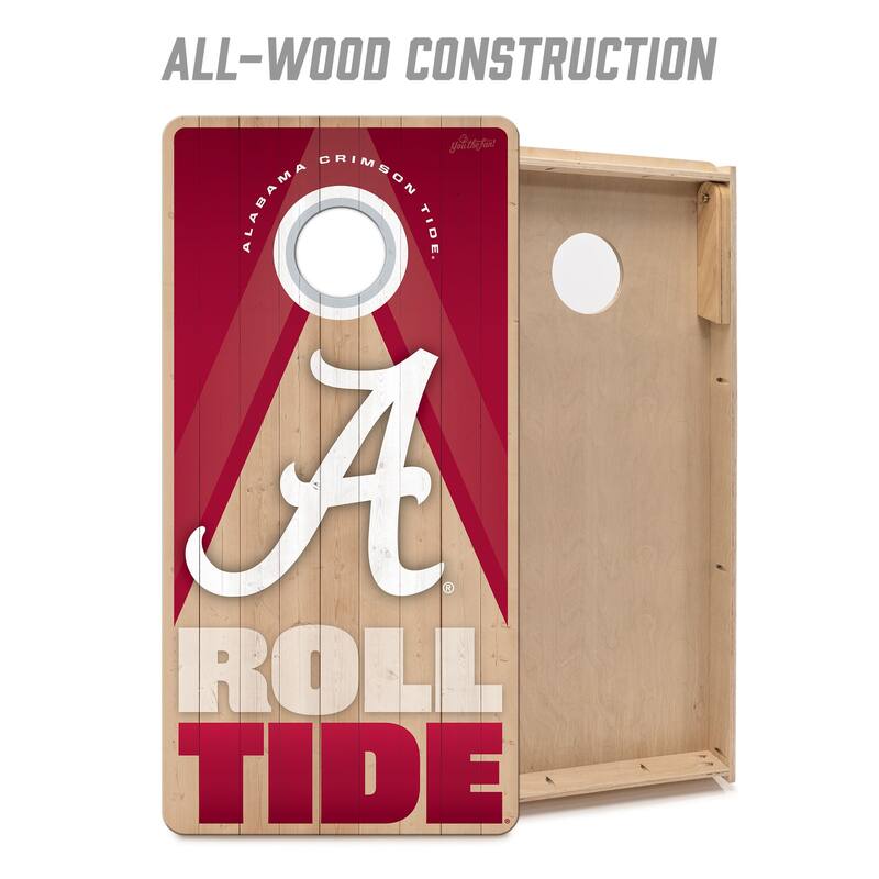Alabama Crimson Tide NCAA 2x4 Professional Cornhole Board Set