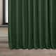 Exclusive Fabrics Faux Linen Extra Wide Room Darkening Curtain Panel