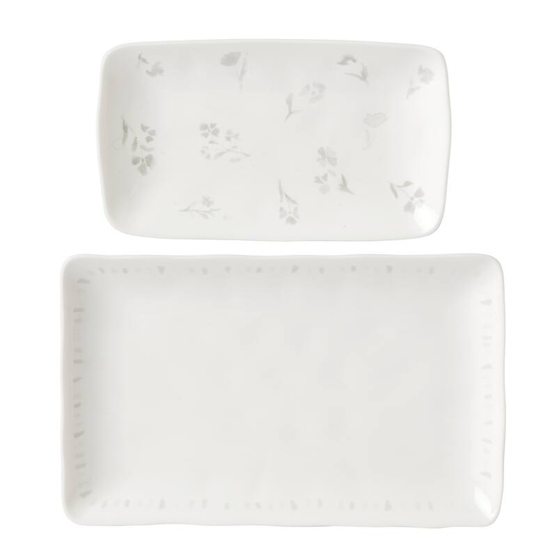 Oyster Bay 2Piece Nesting Serving Platters Bed Bath & Beyond 38365511