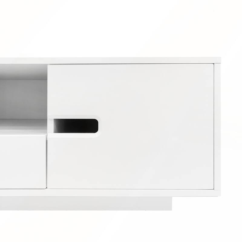 Modern High Glossy Rectangle Coffee Table