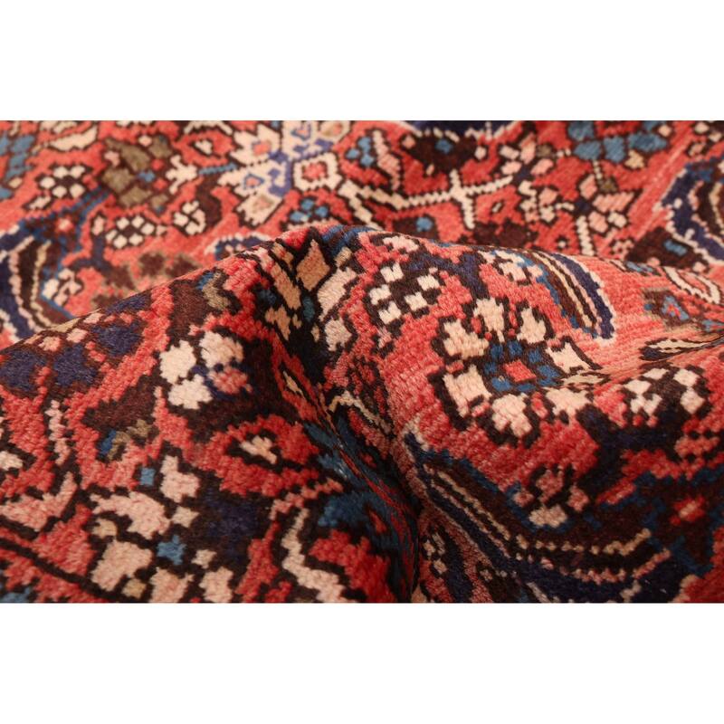 ECARPETGALLERY Hand-knotted Andelz Red Wool Rug - 3'6 x 9'5