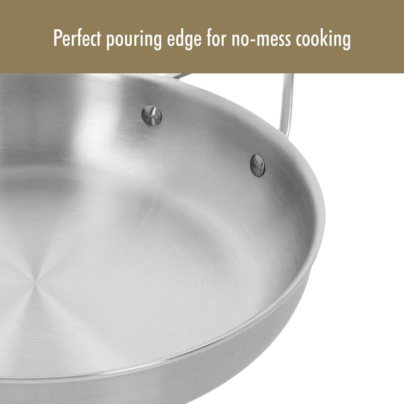 DEMEYERE Essential 5-ply Stainless Steel Fry Pan