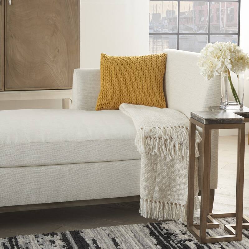 Chunky Braid Lumbar Pillow
