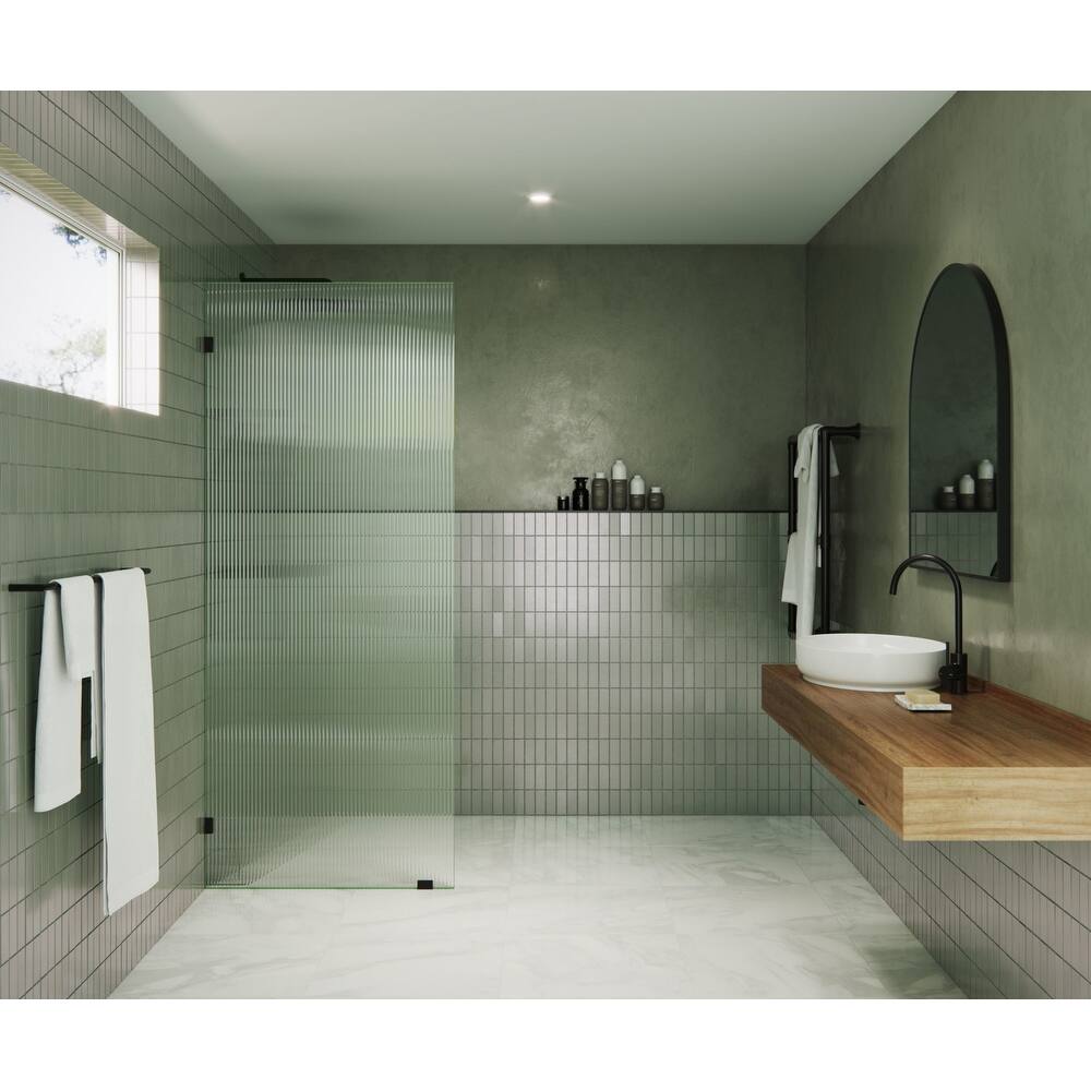 Glass Warehouse GW-FL-32 Gaia 78" High x 32" Wide Shower Screen