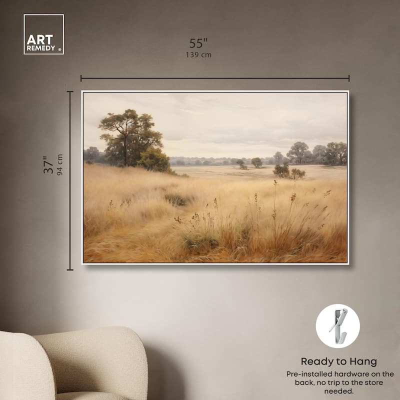 Cogon Grass Breeze II Canvas by Art Remedy