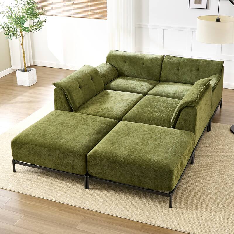 Upholstered Modular Sectional Sofa