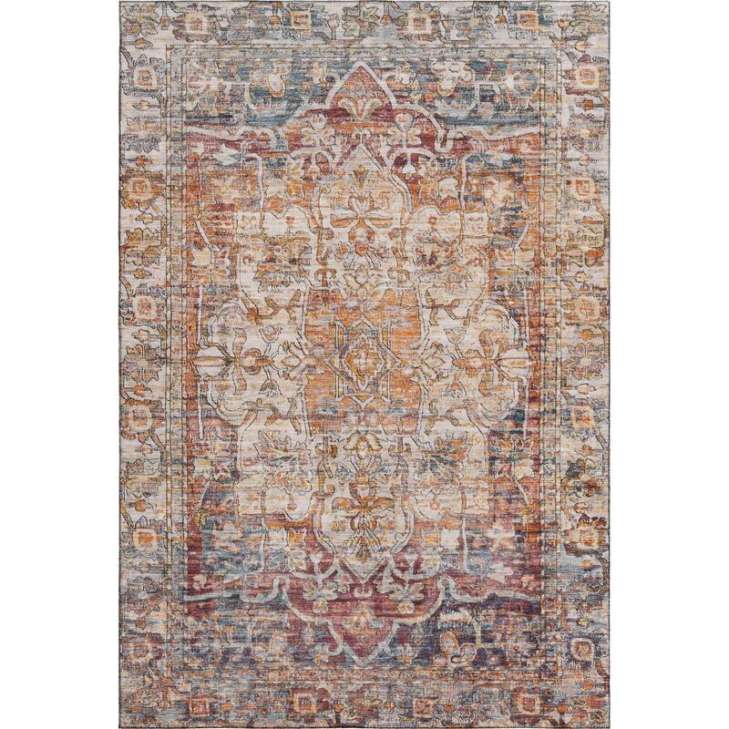 Premium Washable Super Soft Vintage Traditional Mayfield Rug