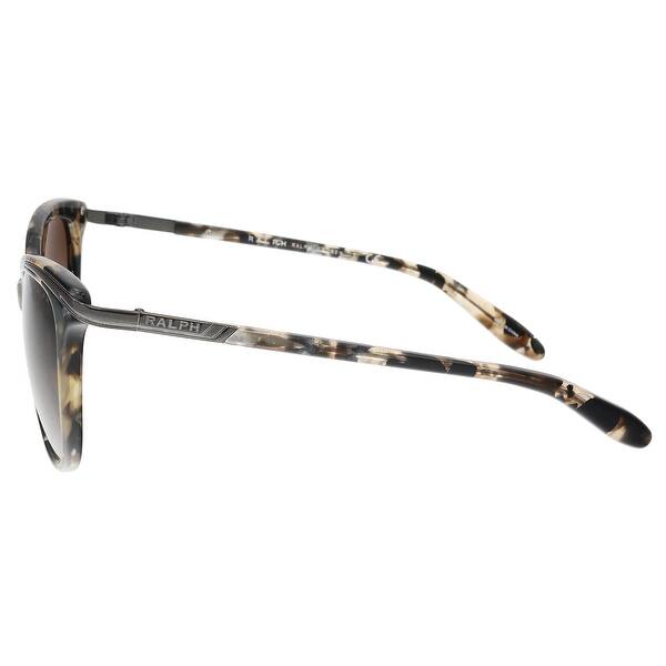 Shop Ralph Lauren Ra5203 146213 Brown Marble Cat Eye Sunglasses