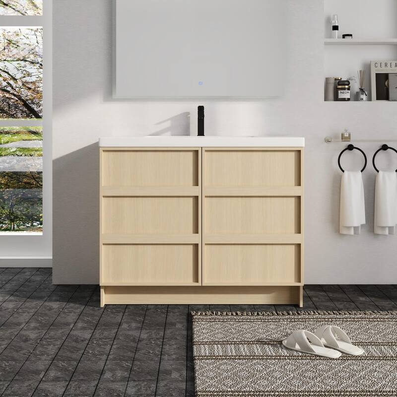 Malwee 36"/42"/48" FreeStanding Bathroom Vanity with Sink