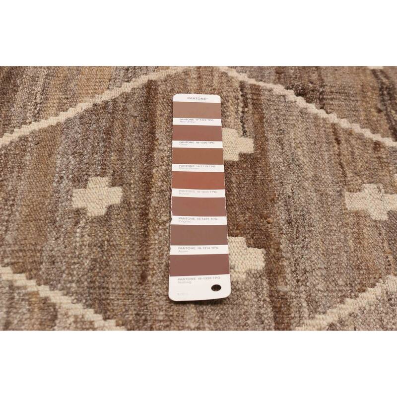 Sivas Brown Kilim 6'8" x 9'11" - 6'8 x 9'11