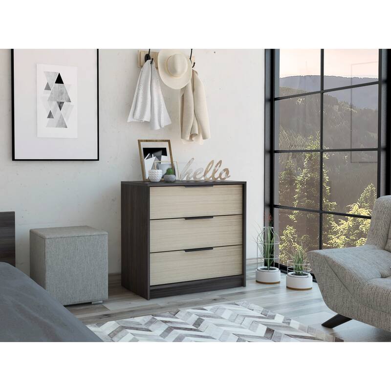 3 Drawers Dresser, Superior Top