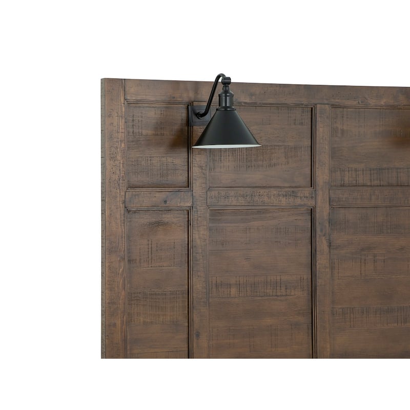 Magnussen Home Bay Creek Toasted Nutmeg Lamp Panel Bed