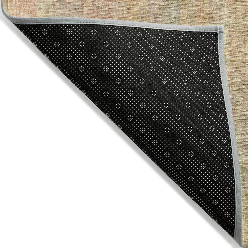 Machine Washable Indoor/ Outdoor Ombre Solid Chantille Rug
