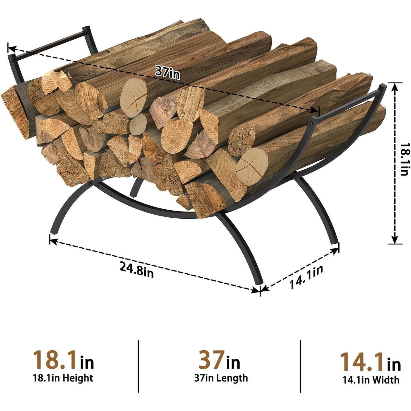 omadesign ✖️ PURIBASE 究極firewoodstand omadesign ✖️ PURIBASE 究極firewoodstand 37inch Firewood