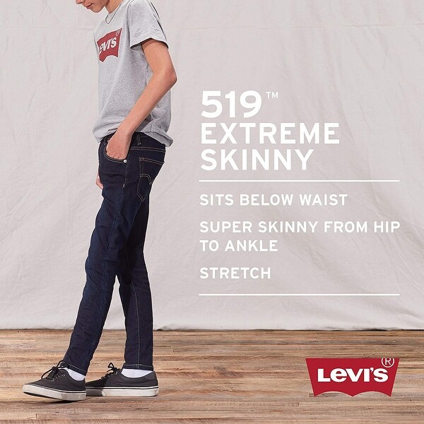 levi's 519 extreme skinny black