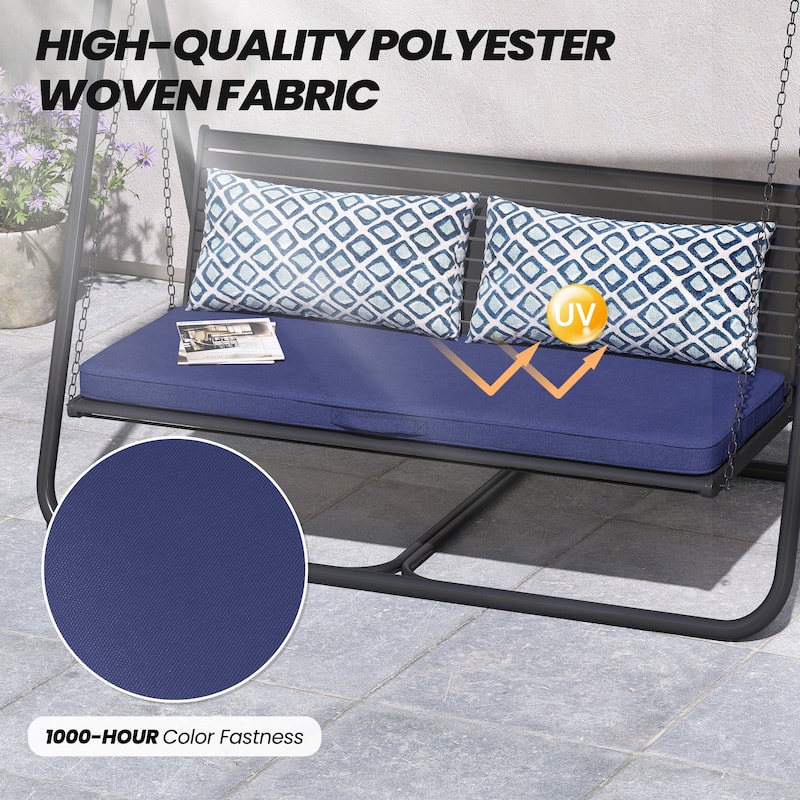Outdoor Settee Bench Seat Cushion Patio Swing Cushion Loveseat Cushion