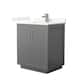 Option Dark Gray / Giotto Quartz Top / Brushed Nickel