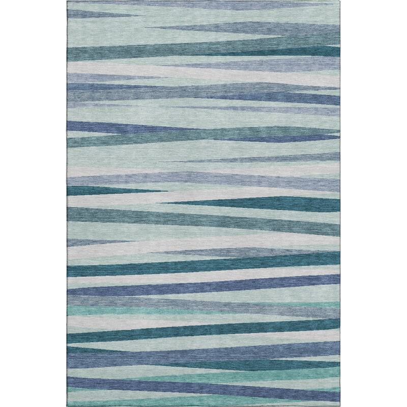 Premium Washable Super Soft Modern Stripes Mayfield Rug