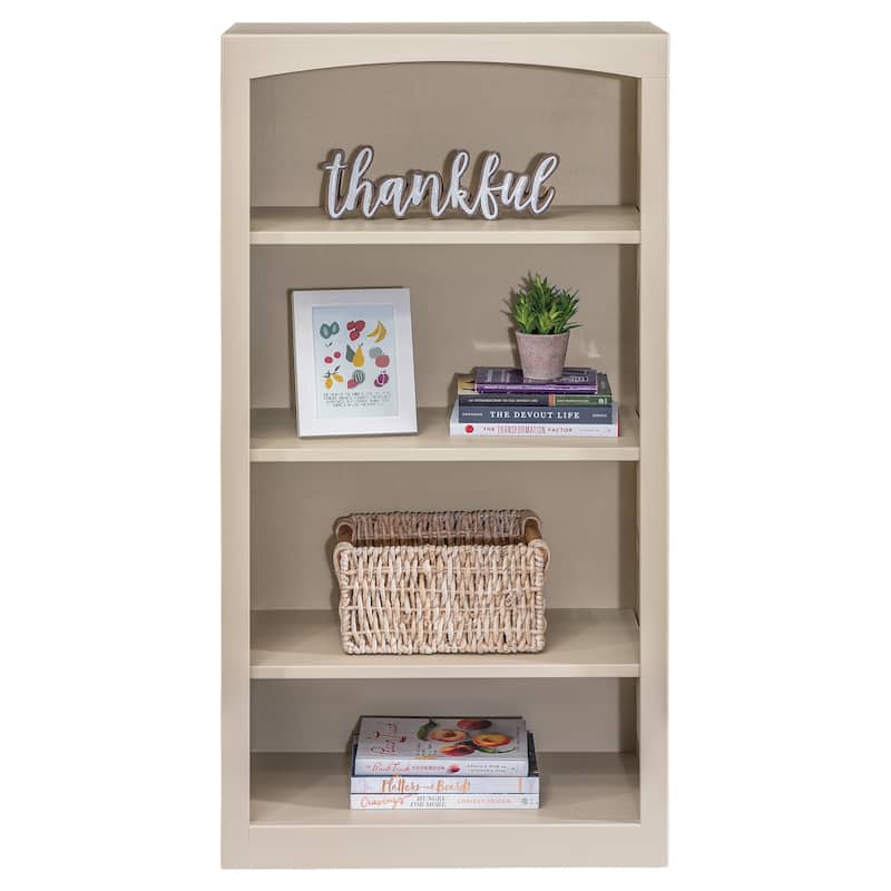 Arch+Haven Solid Wood Bookcase 24 x 48