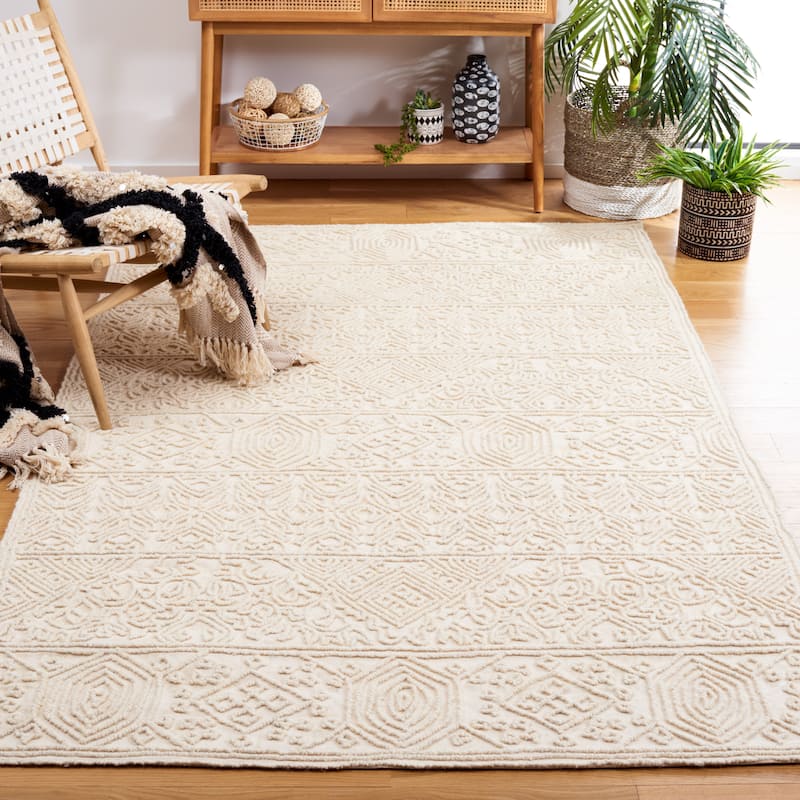 SAFAVIEH Handmade Trace Lasonya Wool Rug