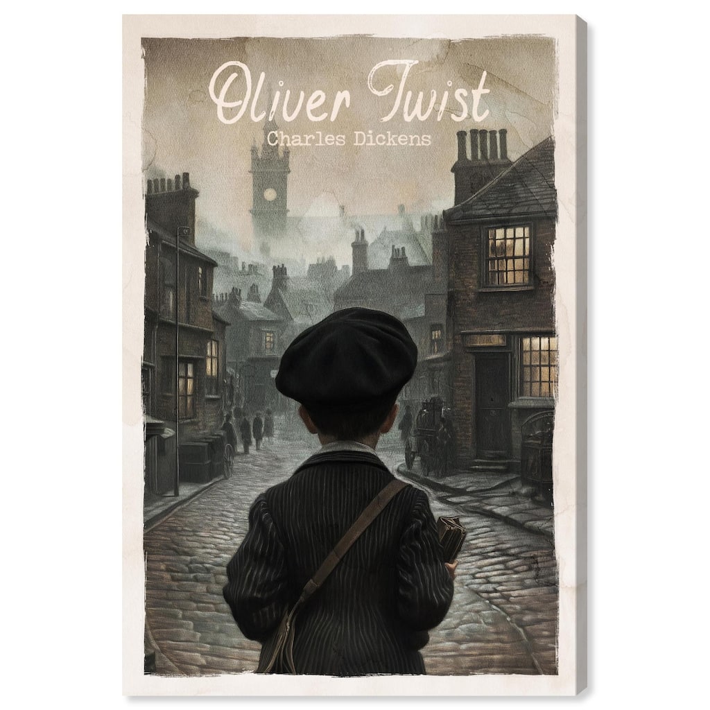 Oliver Twist Classic Canvas by Art Remedy, Gallery Wrapped