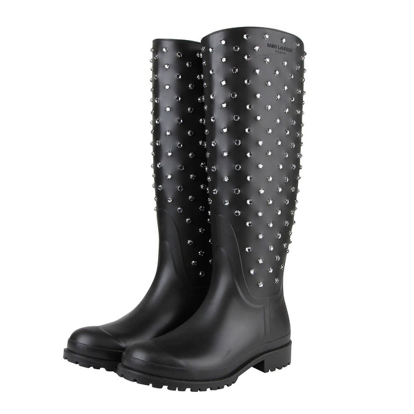 saint laurent rain boots