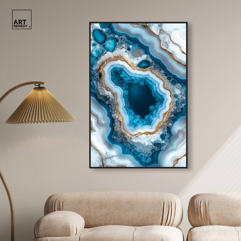 Gilded Geode Eye I Canvas by Art Remedy