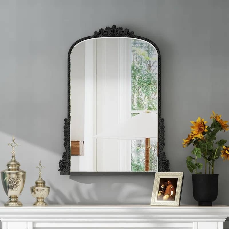 Traditional Baroque Arch Wall Mirror