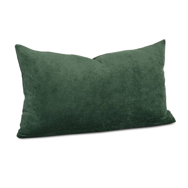 Mixology Padma Washable Polyester Throw Pillow - 21 x 12 - Emerald