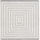 preview thumbnail 7 of 33, SAFAVIEH Handmade Natura Anaida Wool Rug 6' Square - Black/Ivory - Square