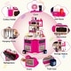 preview thumbnail 16 of 17, Costway Kids Kitchen Playset with Sounds Lights Steam Play Sink 113 - See Details