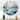 Designart "Blue White Modern Scandinavian Serenade I" Landscapes Oversized Wall Clock