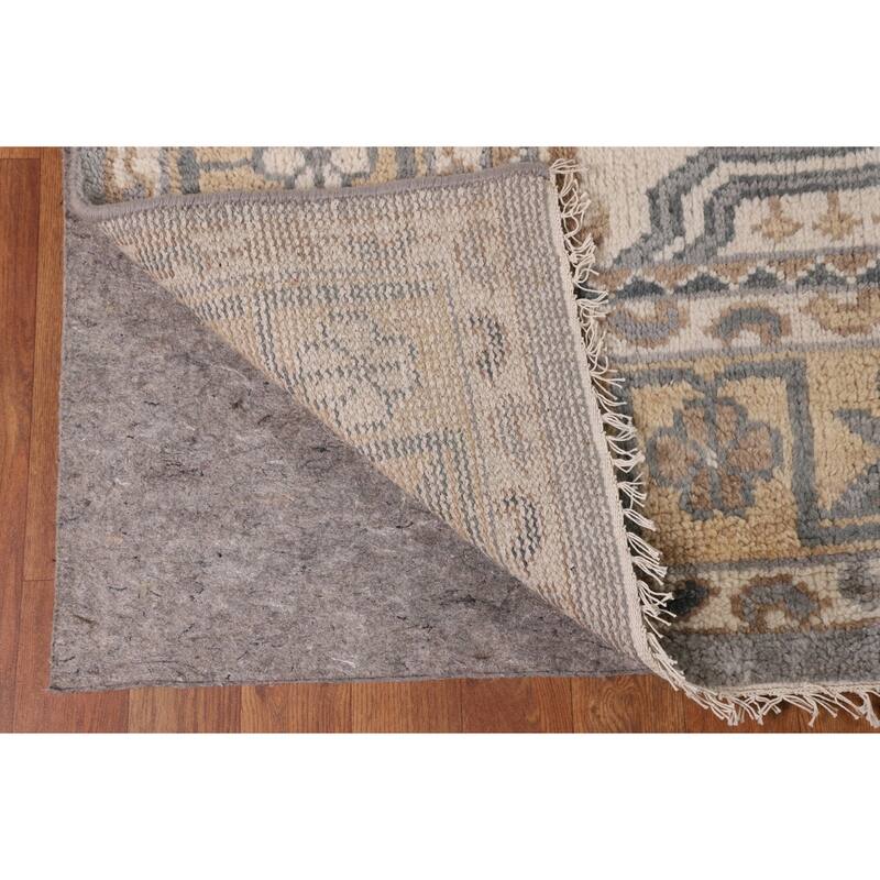 Khotan Indian Area Rug Handmade Wool Carpet - 8'0"x 10'1"