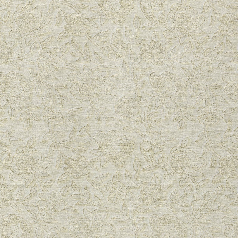 HomeRoots Floral Transitional Rectangle Outdoor Rug