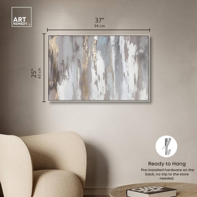 Flooding Gold I Canvas by Art Remedy
