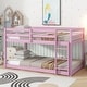 preview thumbnail 2 of 8, Solid Wooden, Solid Rubber Wooden Twin over Twin Loft Bed with Ladder