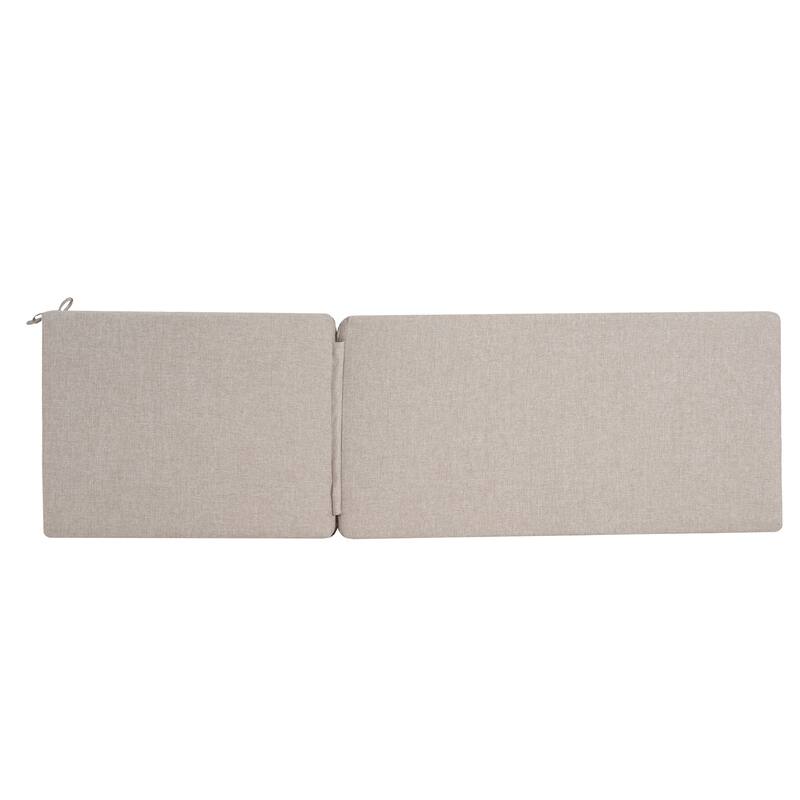 Christopher Knight Home - Noah Luxurious Comfort Outdoor Chaise Lounge Cushion with Secure Ties and Plush Support