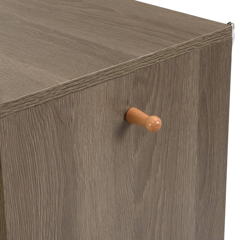 Multi-functional Shoe Bench Entryway with Storage,Padded Seat and Adjustable Shelves